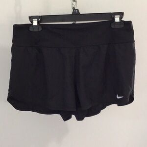 Nike swim short with panty, zip pocket Sz Med